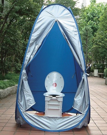  [Manhole toilet] At the time of disaster, Emergency toilet to be used by using the manhole (same specifications photo)