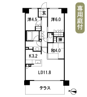 Floor: 3LDK, the area occupied: 66.3 sq m, Price: TBD
