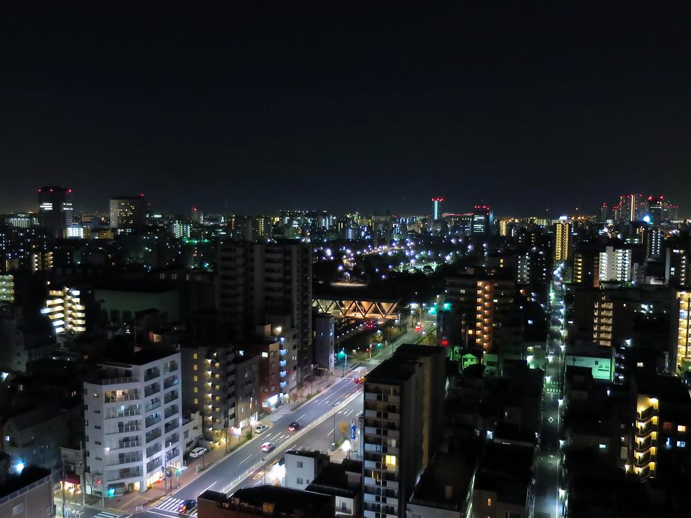 View photos from the dwelling unit.  ・ View from the balcony (Night Scene (2))