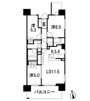 Floor: 3LDK, occupied area: 71.09 sq m, Price: TBD