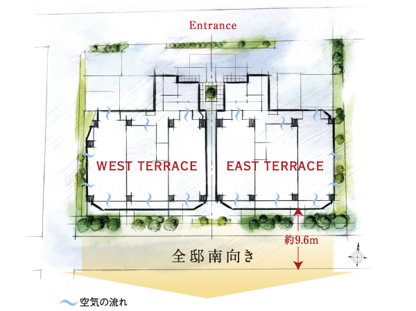 Building structure. Site placement concept illustrations ※ Site placement concept illustrations based on the drawings of the planning stage, Those obtained by combining the second floor dwelling units moiety 1-floor plan view, In fact a slightly different. Also plan are subject to change