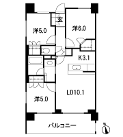 Floor: 3LDK, occupied area: 64.02 sq m, Price: undecided, now on sale