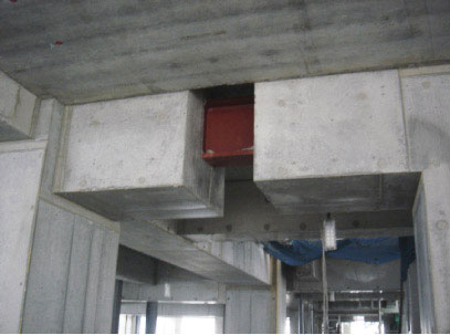 earthquake ・ Disaster-prevention measures.  [Boundary beam damper] Damping system absorbs also shaking due to energy and wind of the earthquake in the interior of the building technology. (Same specifications)