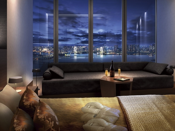 Guest Room (Nordic Suite) Rendering CG (toll. Landscape photographs taken than the height of the local 44th floor equivalent (September 2012), Which was synthesized by CG processing, In fact and it may be slightly different. View does not guarantee over the current and future)