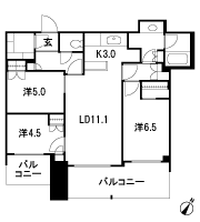 Floor: 3LD ・ K + WIC + SIC, the area occupied: 72.9 sq m, Price: TBD