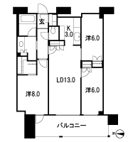 Floor: 3LD ・ K + WIC + SIC, the occupied area: 80.25 sq m, Price: TBD