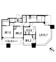 Floor: 3LD ・ K + WIC + SIC, the occupied area: 86.15 sq m, Price: TBD