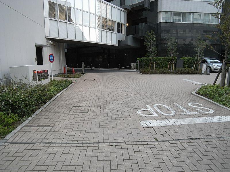 Parking lot. Parking is underground