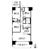 Floor: 3LDK + WIC, the occupied area: 74.93 sq m, Price: 42,580,000 yen, now on sale