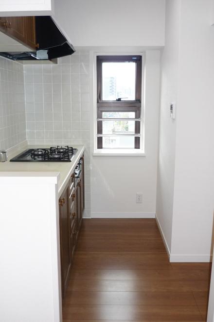 Kitchen. There is a window in the kitchen, It is very bright!