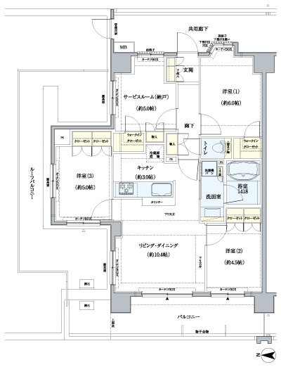 Floor: 3LDK + S (storeroom) + 2WIC, occupied area: 73.45 sq m, Price: 46,300,000 yen, now on sale