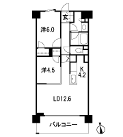Floor: 2LDK + 2WIC, the area occupied: 58.4 sq m, Price: 38,400,000 yen, now on sale