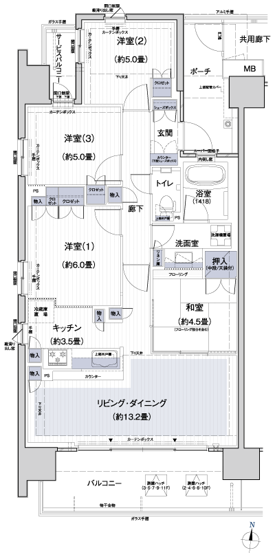 Floor: 4LDK, occupied area: 80.77 sq m, Price: 59,239,000 yen, now on sale