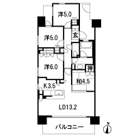 Floor: 4LDK, occupied area: 80.77 sq m, Price: 59,239,000 yen, now on sale