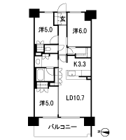 Floor: 3LDK + MC, occupied area: 68.32 sq m, Price: 46,639,200 yen, now on sale