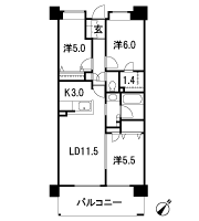 Floor: 3LDK + WIC, the occupied area: 70.04 sq m, Price: 41,580,000 yen, now on sale