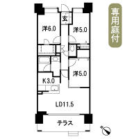 Floor: 3LDK + WIC, the area occupied: 70.5 sq m, Price: 33,980,000 yen, now on sale