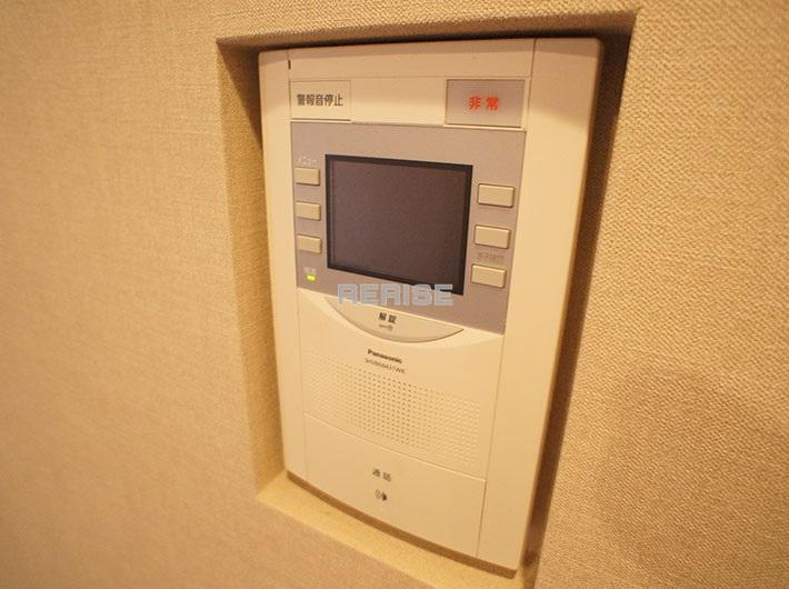 Security equipment. Interphone with a monitor