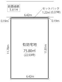 Compartment figure. 48,800,000 yen, 4LDK, Land area 76.83 sq m , Building area 117.64 sq m