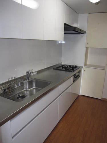 Kitchen. 3-burner stove in the kitchen! (Interior ago)