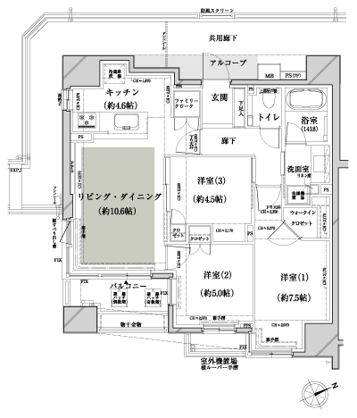 Floor: 3LDK + WIC + FCL, the occupied area: 71.35 sq m, Price: 40,223,400 yen, now on sale