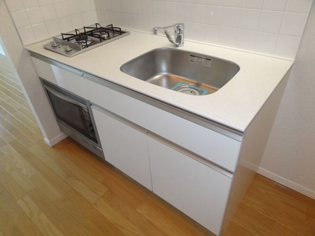 Kitchen. With built-in oven