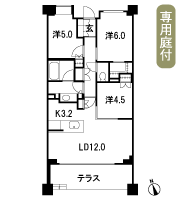 Floor: 3LDK + WIC, the occupied area: 68.28 sq m, Price: 44,180,000 yen, now on sale