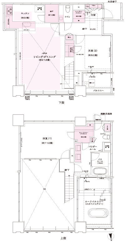 Floor: 2LD ・ K + N (storeroom) + WIC (walk-in closet) + WTC (walk-through closet) + SIC (shoes closet), the occupied area: 122.16 sq m, Price: 100 million 47,812,000 yen, now on sale