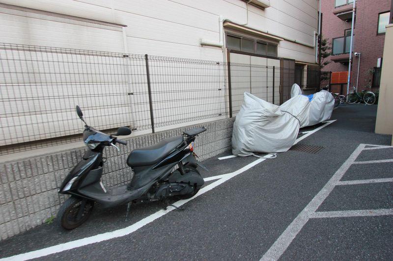 Parking lot. Motorcycle Parking