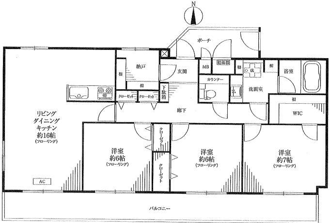 Floor plan. 3LDK+S, Price 39,800,000 yen, Occupied area 91.34 sq m , Balcony area 19.08 sq m