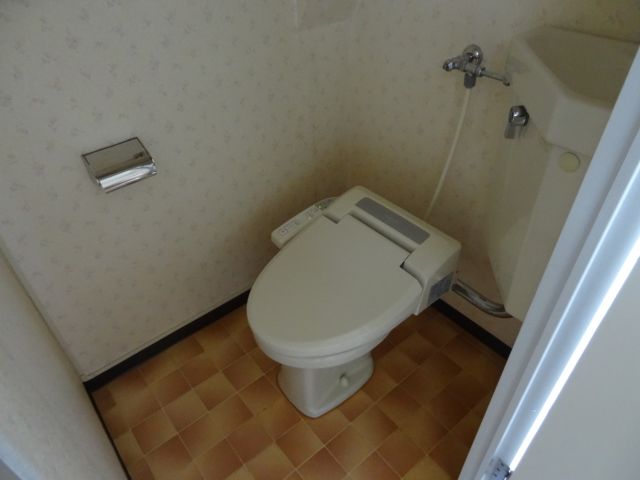 Toilet. With Washlet