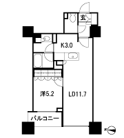 Floor: 1LDK, occupied area: 46.93 sq m