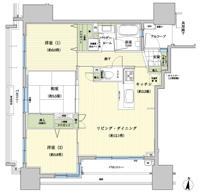 Floor: 3LDK, occupied area: 70.51 sq m, Price: 47,980,000 yen, now on sale