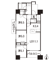 Floor: 3LDK + WIC + SIC, the occupied area: 68.79 sq m, Price: TBD