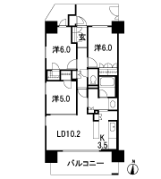 Floor: 3LDK, occupied area: 68.35 sq m, Price: 43,935,891 yen ・ 46,878,480 yen, now on sale