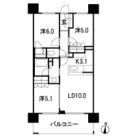 Floor: 3LDK, occupied area: 63.86 sq m, Price: 43,428,550 yen, now on sale