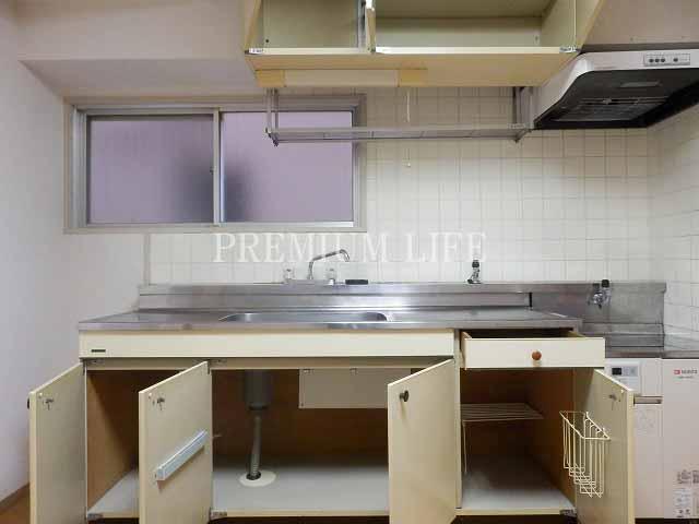 Kitchen.  [kitchen] Storage is abundant. You can natural ventilation so that even with the window.