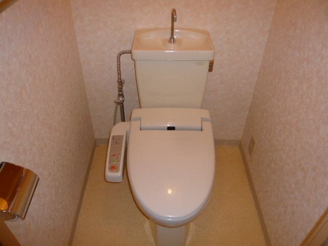 Toilet. With Washlet