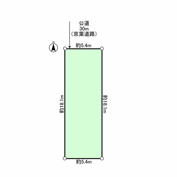 Compartment figure. Land price 44,800,000 yen, Land area 99.17 sq m