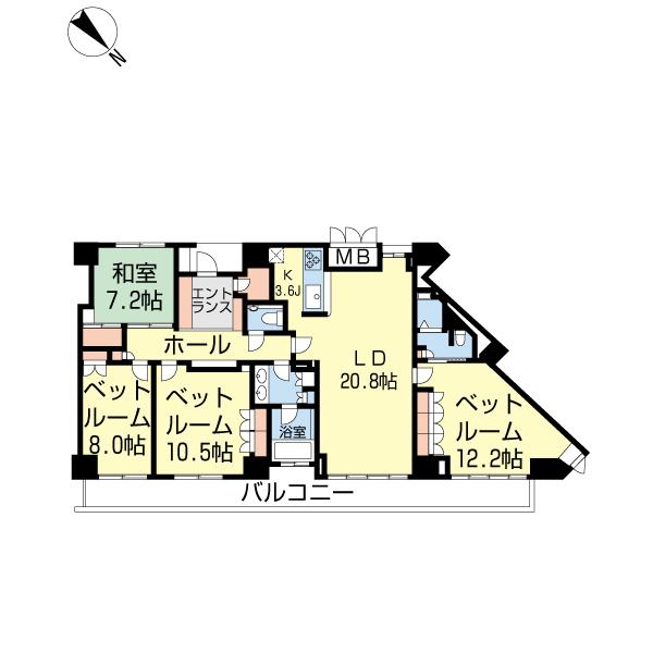 Floor plan. 4LDK, Price 86 million yen, Footprint 144.41 sq m