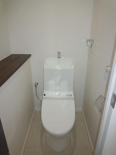 Toilet. A little loose toilet space.