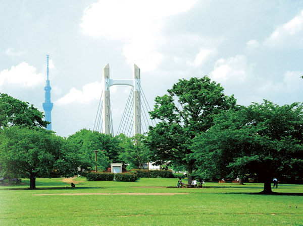 Surrounding environment. Metropolitan Kiba Park (about 1690m, Bicycle about 9 minutes)