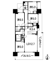 Floor: 4LDK + N + WIC + SIC, the occupied area: 83.57 sq m, Price: 51,900,000 yen, now on sale