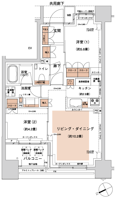 Floor: 2LD ・ K, the occupied area: 53.42 sq m, Price: TBD