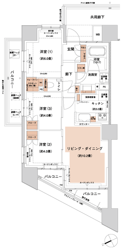Floor: 3LD ・ K + WIC, the occupied area: 60.27 sq m, Price: TBD
