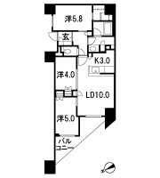 Floor: 3LD ・ K + WIC, the area occupied: 63.7 sq m, Price: 47,498,486 yen, now on sale