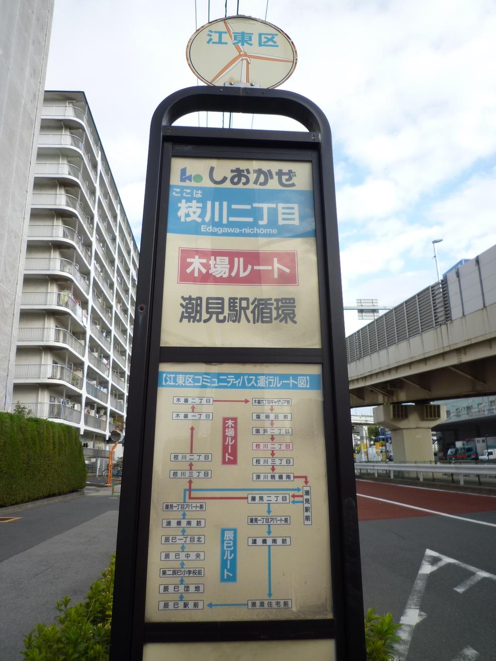 Other. There is a bus stop in Koto community bus in front of the apartment of the eye