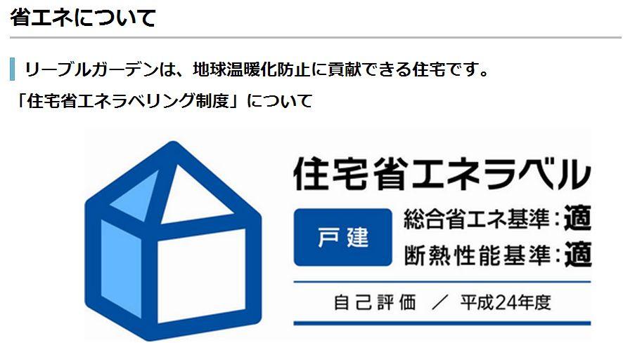 Construction ・ Construction method ・ specification. Residential energy-saving labels