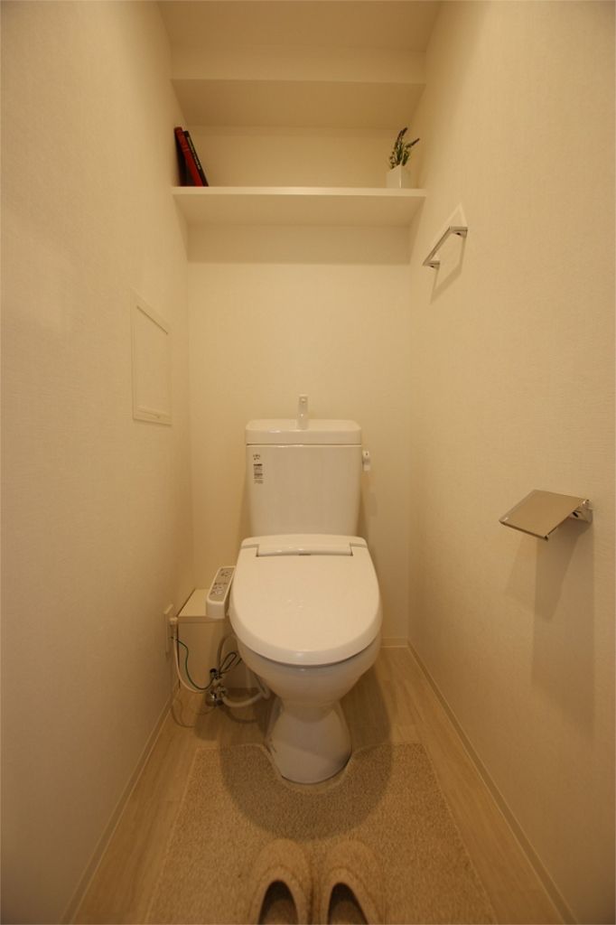 Toilet. Shared hallway