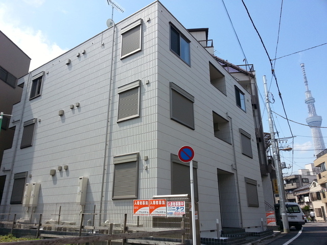 Building appearance.  [appearance]  New construction Over to the Asahi Kasei of seismic design Belle Maison